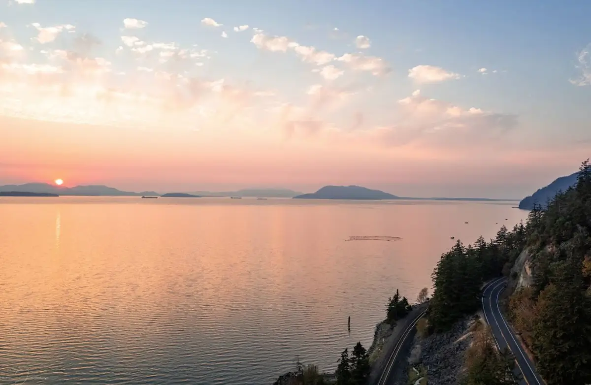 Chuckanut Drive in the Fall