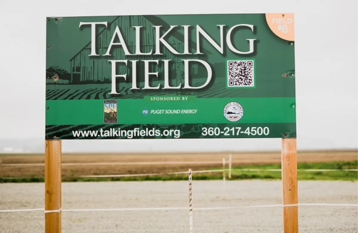 Talking Field sign