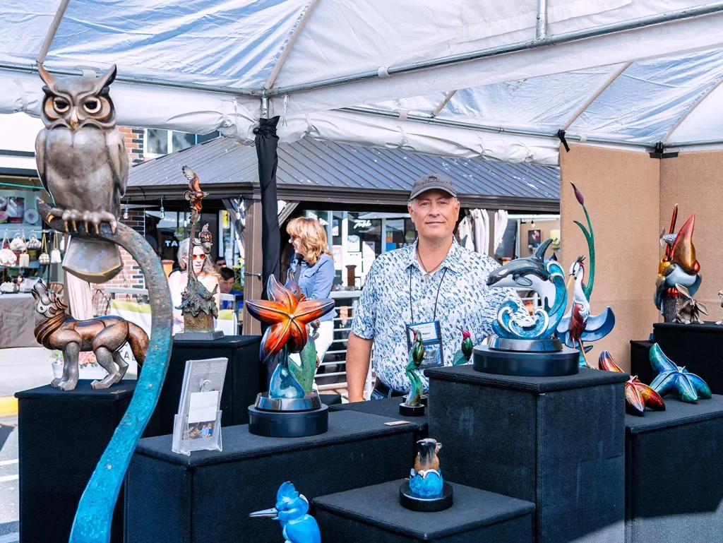 Anacortes Arts Festival Booth