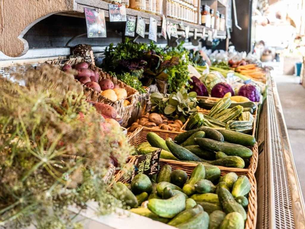 farmers market stand