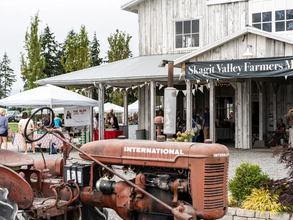 Tractor in Skagit Valley