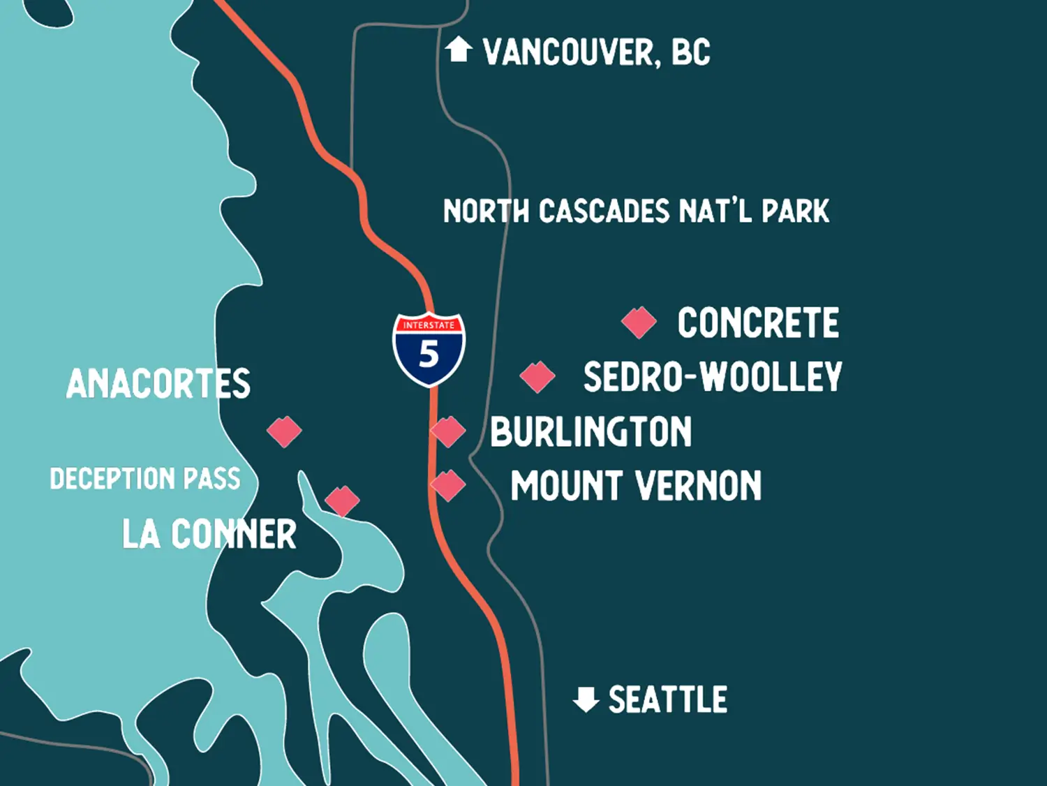 Skagit County Map